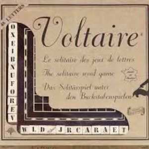 Voltaire The Solitaire Word Game by Guy Jeandel - NWT's